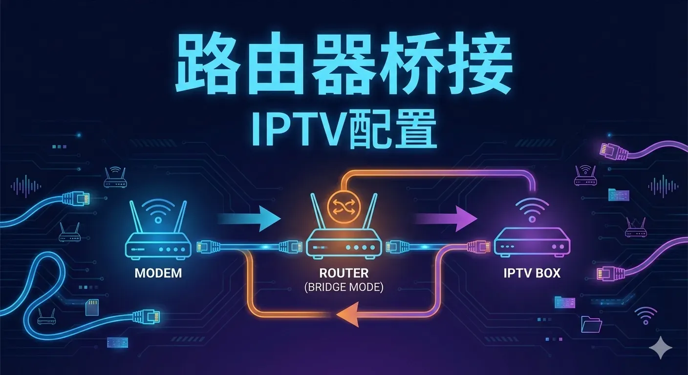 Converting Optical Modem from Router to Bridge Mode While Supporting IPTV