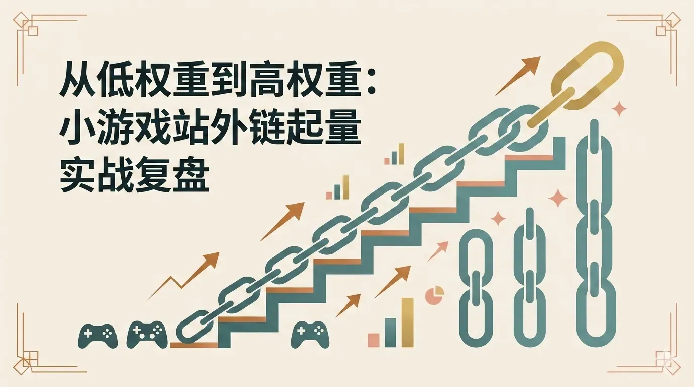 从低权重到高权重：小游戏站外链起量实战复盘
