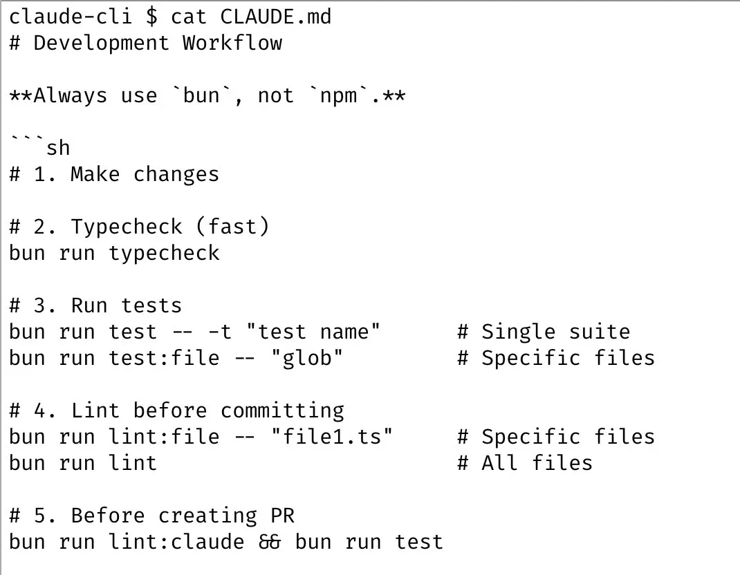 CLAUDE.md Example