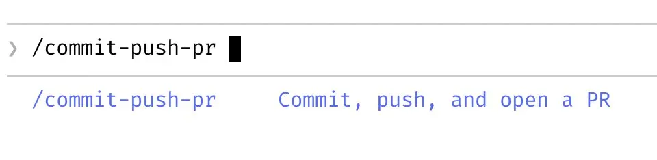 Slash Command Example